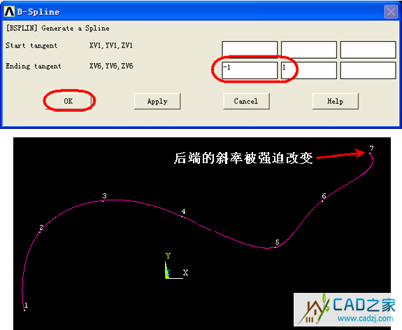 關(guān)于 BSPLINE 命令的一個例子 - htbbzzg - htbbzzg的博客