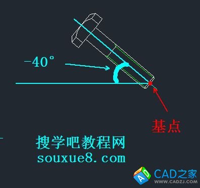 CAD教程：AutoCAD2013旋轉對象功能詳解